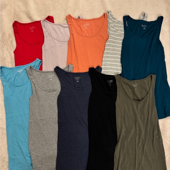 Bundle of 10 Maternity Tank Tops Size XS - Picture 1 of 1